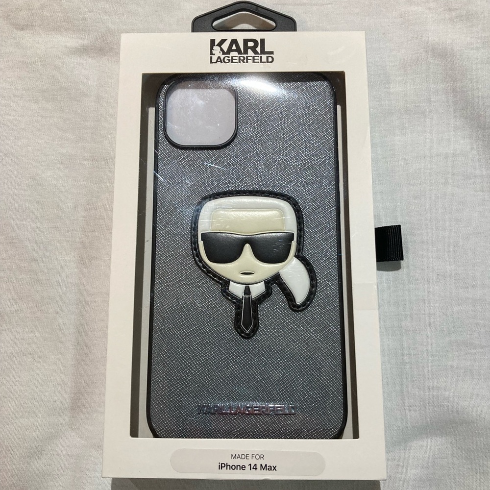 Karl Lagerfeld IPhone 14 Max Phone Case, NIB